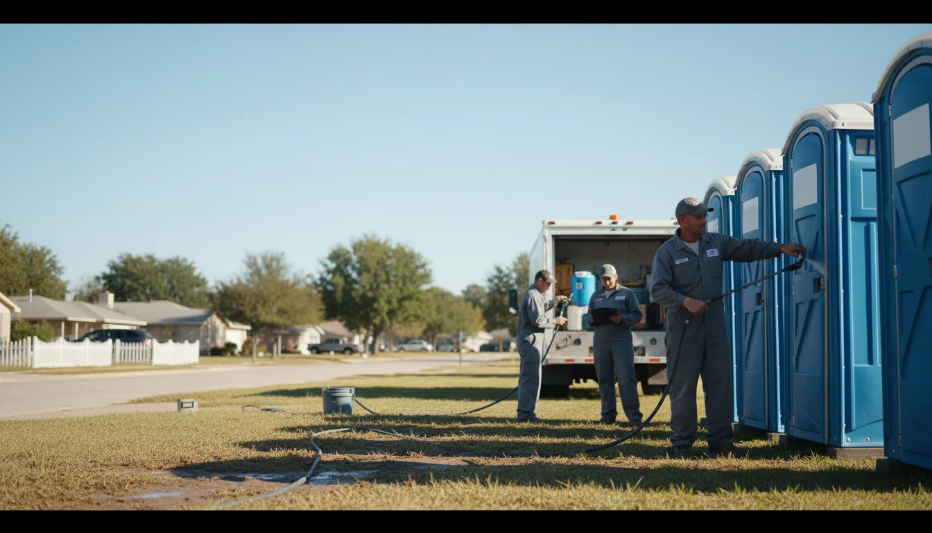 Long-Term Portable Toilet Rental in Monahans, TX near me